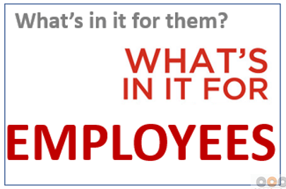 What is in the change for employees?