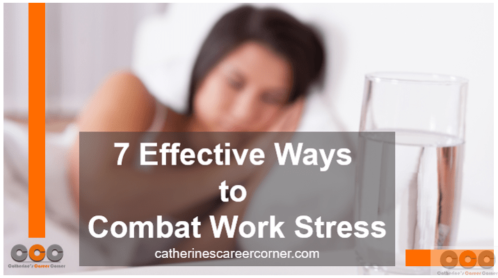Effective ways to deal with work stress