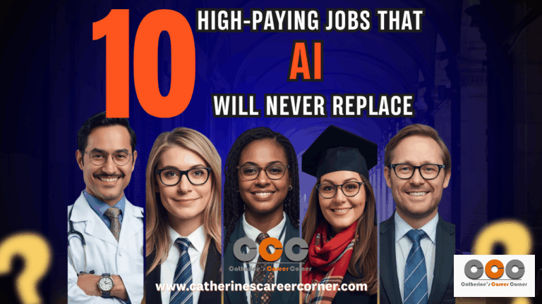 10 High-Paying Jobs That AI Will Never Replace - Catherine's Career Corner